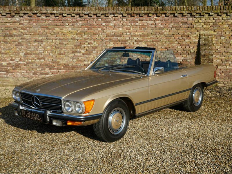 Goud Gebruikt 1973 Mercedes SL450 Cabriolet | € 34.950 - Afbeelding 1/4