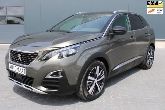 Grijs Gebruikt 2018 Peugeot 3008 GT-line SUV | € 18.950 (Eerlijke prijs) - Afbeelding 1/4
