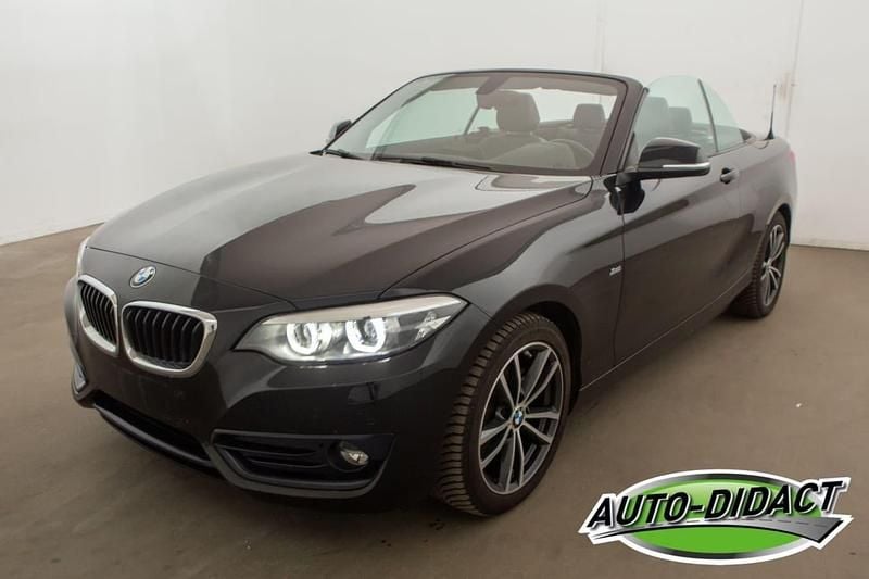 Zwart Gebruikt 2017 BMW 218 Cabriolet | € 10.700 - Afbeelding 1/4