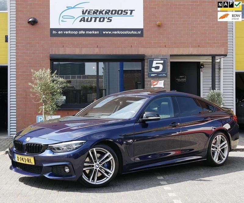 Blauw Gebruikt 2020 BMW 420 Gran Coupé Executive Coupé | € 30.950 (Goede deal) - Afbeelding 1/4