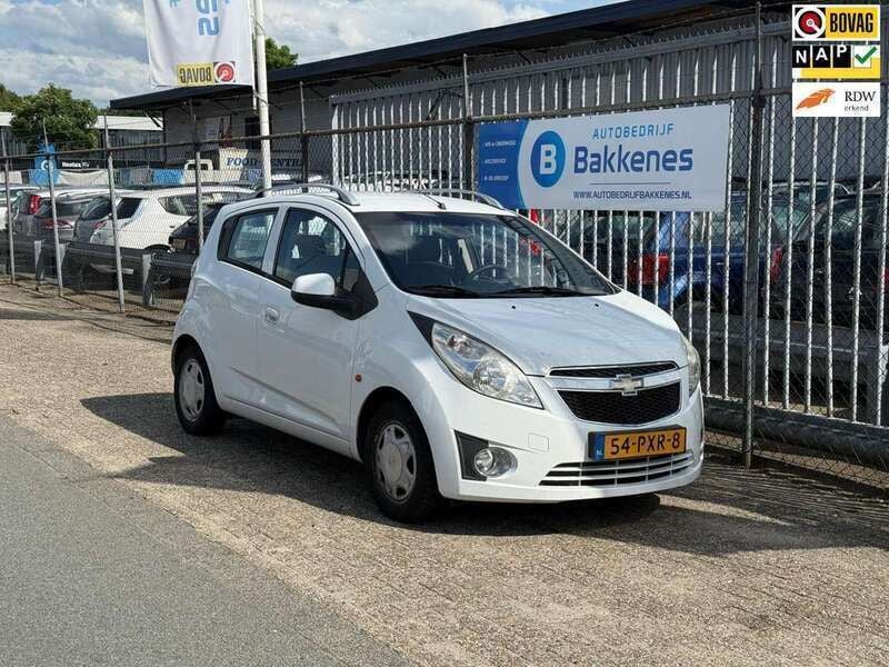 Wit Gebruikt 2011 Chevrolet Spark LS Hatchback | € 995 (Super prijs) - Afbeelding 1/4