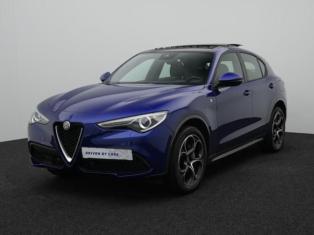 Blauw Gebruikt 2023 Alfa Romeo Stelvio Ti SUV | € 49.900 (Super prijs) - Afbeelding 1/4
