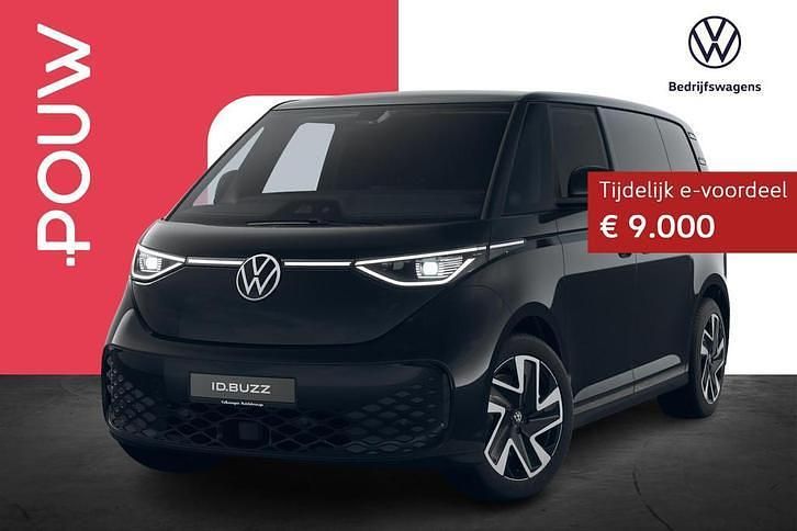 Zwart Nieuw 2025 VW ID. Buzz Edition MPV | € 42.950 (Super prijs) - Afbeelding 1/4