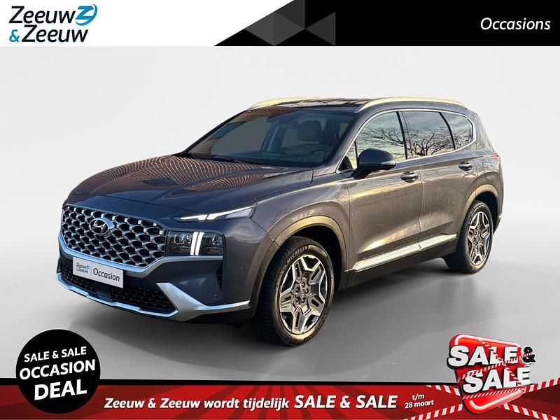 Occasion Hyundai Santa Fe Premium 266 PK (195 kW) 2023 Lagoon blue metallic (ue3) SUV