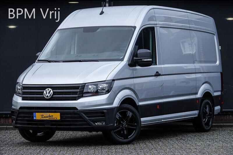 Zilver Nieuw 2024 VW Crafter Comfortline Van | € 42.950 (Super prijs) - Afbeelding 1/4