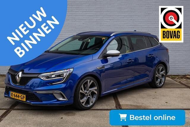 Blauw Gebruikt 2017 Renault Mégane GrandTour GT Stationwagen | € 18.750 (Iets duurder) - Afbeelding 1/4