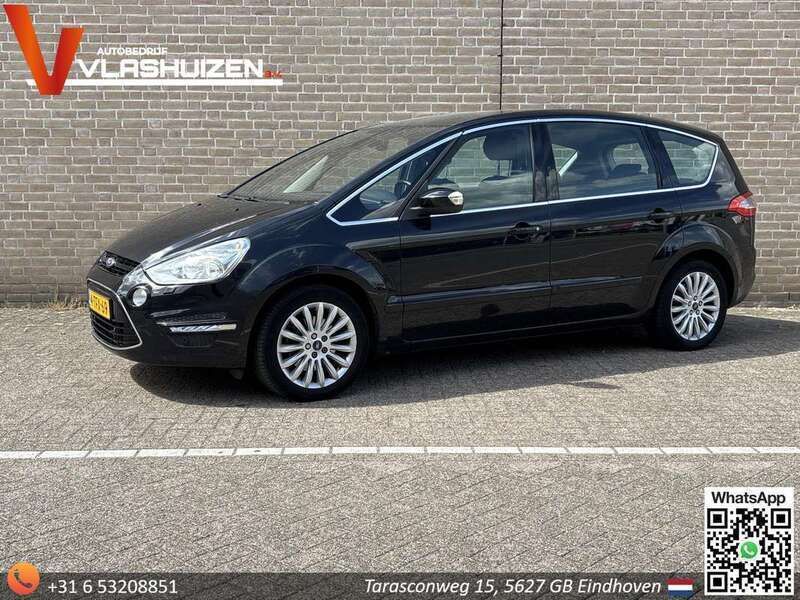 Zwart Gebruikt 2014 Ford S-MAX Titanium MPV | € 3.850 (Super prijs) - Afbeelding 1/4