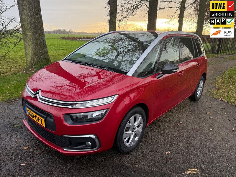 Rood Gebruikt 2021 Citroën C4 SpaceTourer Feel MPV | € 14.749 (Super prijs) - Afbeelding 1/4