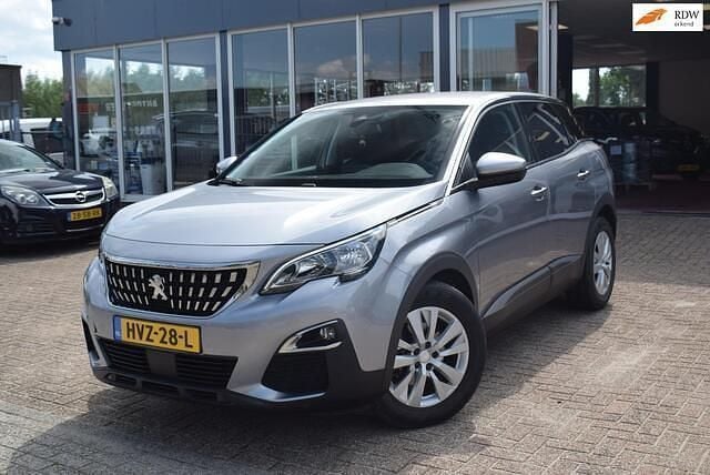 Grijs Gebruikt 2018 Peugeot 3008 Business-Line SUV | € 14.745 (Super prijs) - Afbeelding 1/4