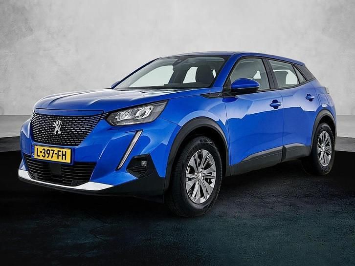 Blauw Gebruikt 2021 Peugeot e-2008 Active SUV | € 16.920 (Eerlijke prijs) - Afbeelding 1/3