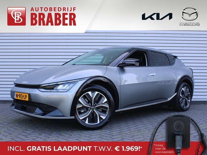 Grijs Gebruikt 2021 Kia EV6 4 SUV | € 33.000 (Eerlijke prijs) - Afbeelding 1/4