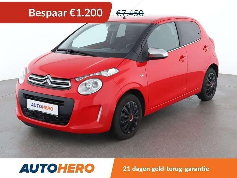 Rood Gebruikt 2015 Citroën C1 Feel Hatchback | € 6.249 (Eerlijke prijs) - Afbeelding 1/3