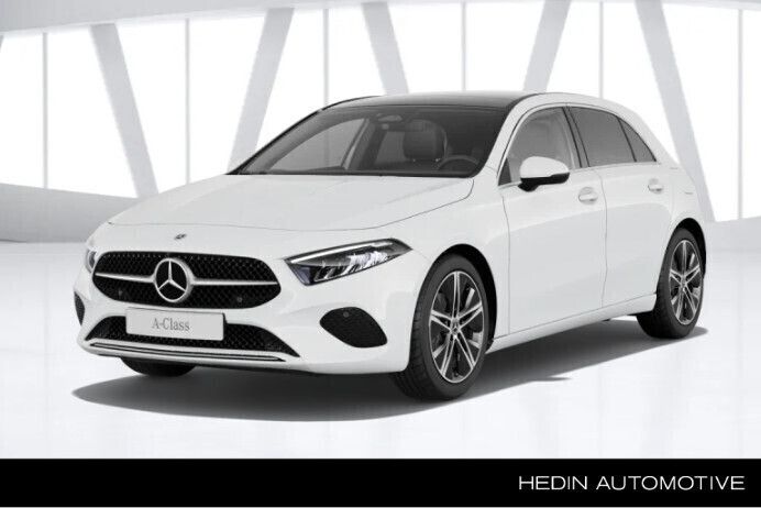 Wit Nieuw 2024 Mercedes A180 Luxury Hatchback | € 46.800 (Duur) - Afbeelding 1/3