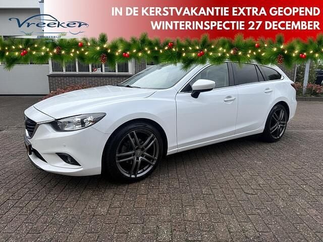 Wit Occasion 2013 Mazda 6 Stationwagen | € 13.445 (Eerlijke prijs) - Afbeelding 1/4