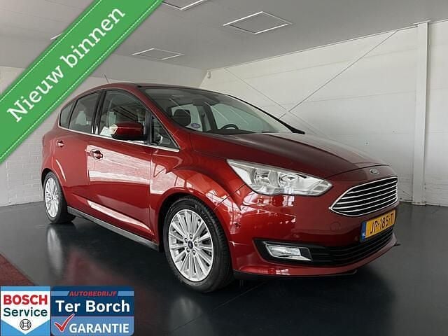 Rood Gebruikt 2016 Ford C-MAX Titanium MPV | € 12.995 (Eerlijke prijs) - Afbeelding 1/4