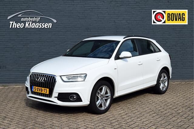 Wit Gebruikt 2014 Audi Q3 Sport SUV | € 12.750 (Eerlijke prijs) - Afbeelding 1/4