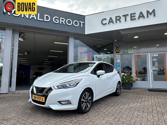 Wit Gebruikt 2018 Nissan Micra N-Connecta Hatchback | € 11.900 (Eerlijke prijs) - Afbeelding 1/4