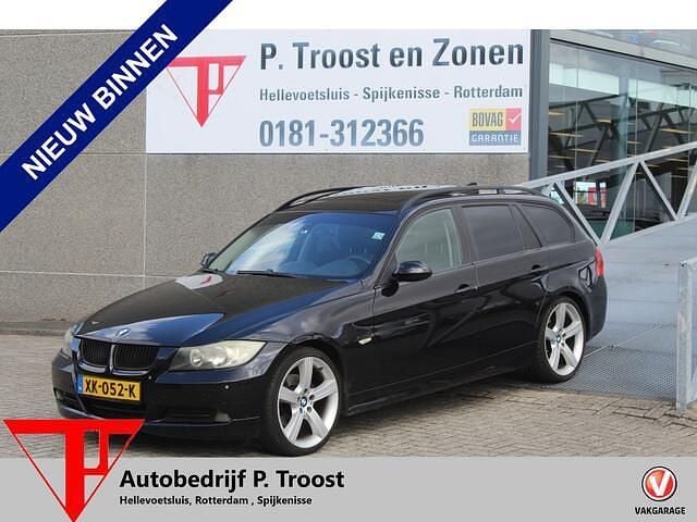 Zwart Gebruikt 2007 BMW 320 Stationwagen | € 3.750 (Eerlijke prijs) - Afbeelding 1/4