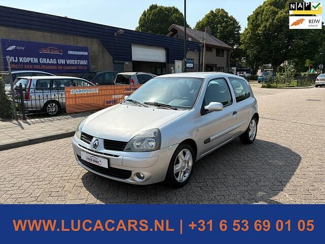 Grijs Gebruikt 2005 Renault Clio II Authentique Hatchback | € 1.495 (Goede deal) - Afbeelding 1/4