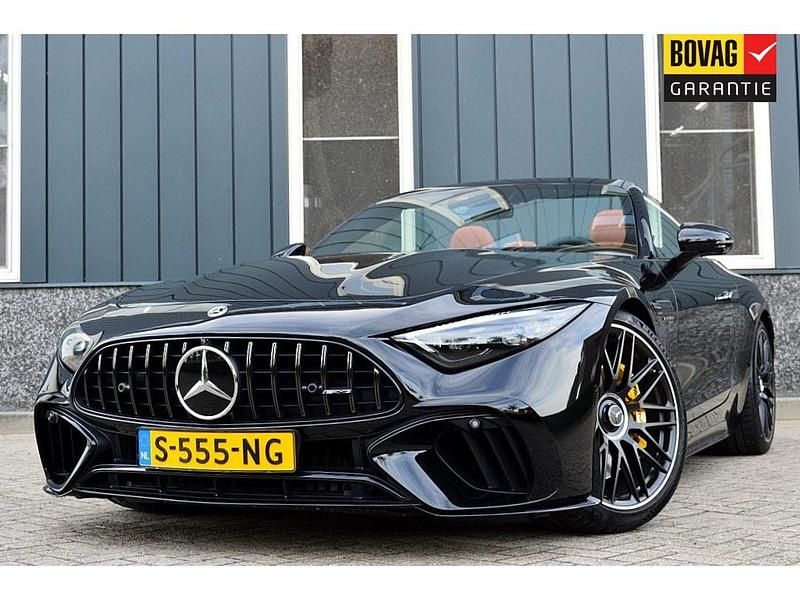 Zwart, metallic lak Gebruikt 2022 Mercedes SL63 AMG Cabriolet | € 177.500 (Iets duurder) - Afbeelding 1/4