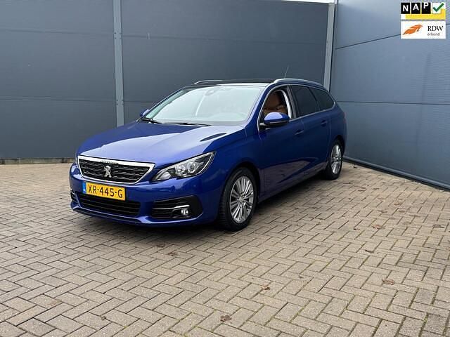 Blauw Occasion 2019 Peugeot 308 SW Stationwagen | € 8.500 (Super prijs) - Afbeelding 1/4