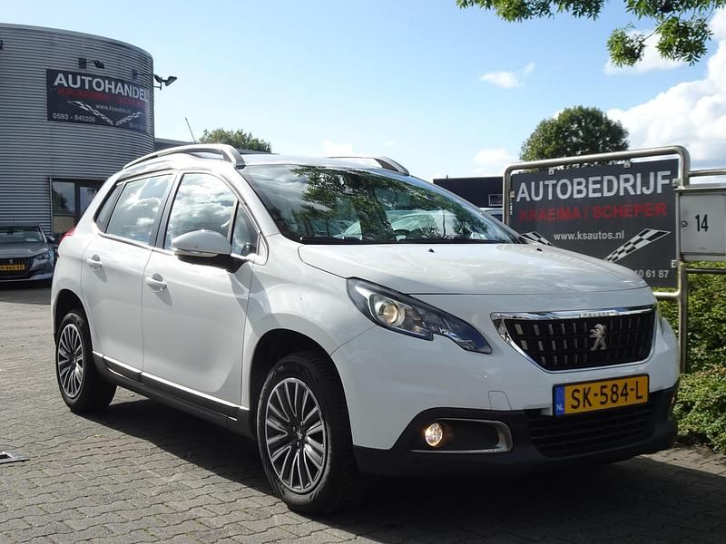 Wit Gebruikt 2018 Peugeot 2008 Active SUV | € 7.950 (Goede deal) - Afbeelding 1/4