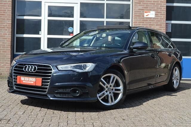 Blauw Gebruikt 2017 Audi A6 Comfort Stationwagen | € 19.450 (Eerlijke prijs) - Afbeelding 1/4