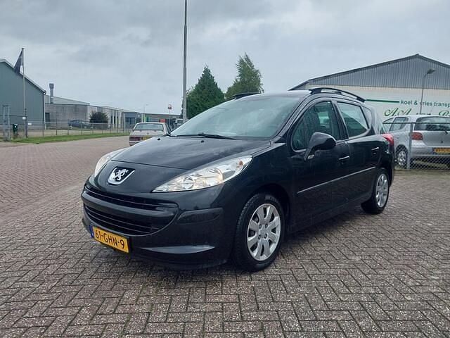 Zwart Gebruikt 2008 Peugeot 207 Stationwagen | € 1.995 (Goede deal) - Afbeelding 1/4