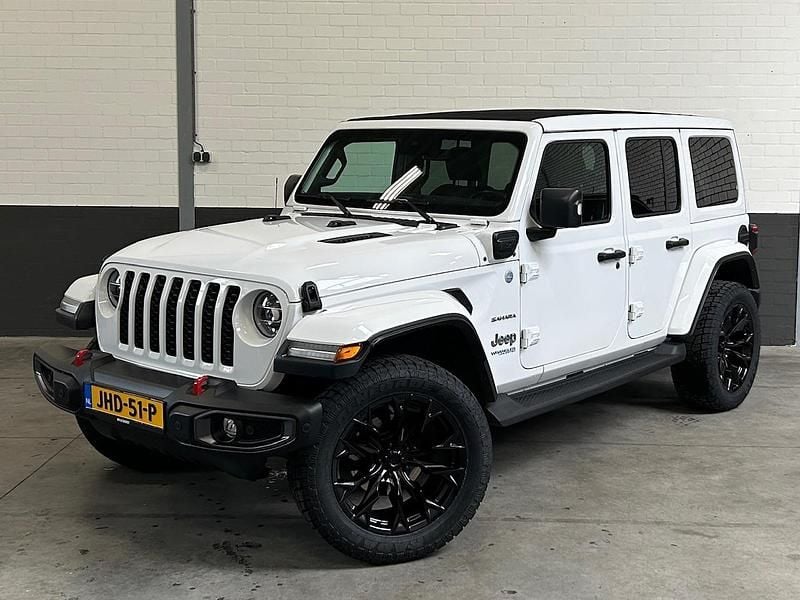 Wit Gebruikt 2022 Jeep Wrangler Sahara SUV | € 59.750 (Eerlijke prijs) - Afbeelding 1/4