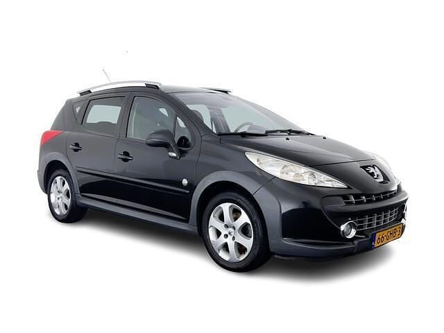 Zwart Gebruikt 2008 Peugeot 207 Outdoor Roland Garros Stationwagen | € 1.945 (Goede deal) - Afbeelding 1/4