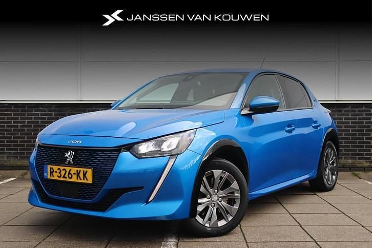 Blauw Gebruikt 2020 Peugeot e-208 Allure Hatchback | € 14.500 (Goede deal) - Afbeelding 1/4