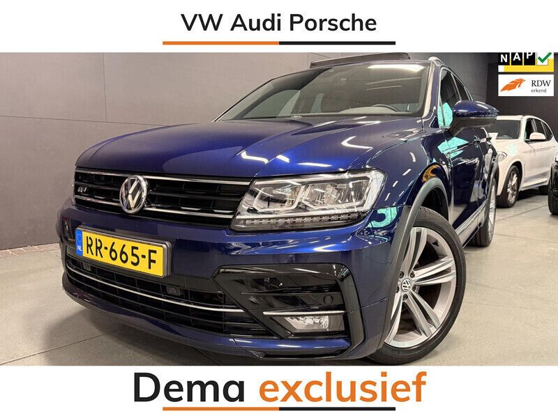 Blauw Gebruikt 2018 VW Tiguan R-line SUV | € 26.950 (Eerlijke prijs) - Afbeelding 1/4