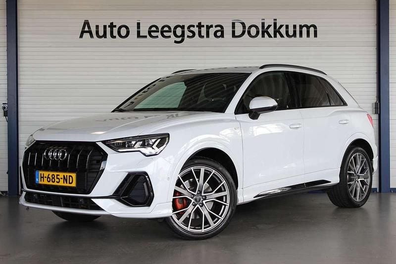 Wit, metallic lak Gebruikt 2019 Audi Q3 S-Line SUV | € 31.750 (Super prijs) - Afbeelding 1/4