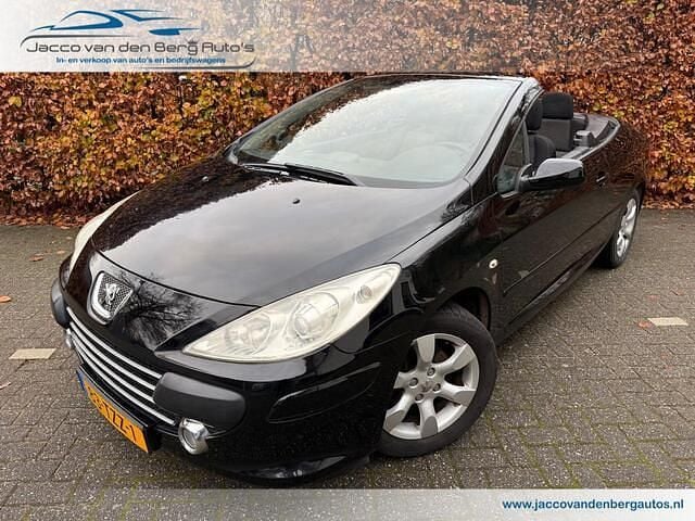 Zwart (metallic) Gebruikt 2008 Peugeot 307 CC Cabriolet | € 3.450 (Eerlijke prijs) - Afbeelding 1/4