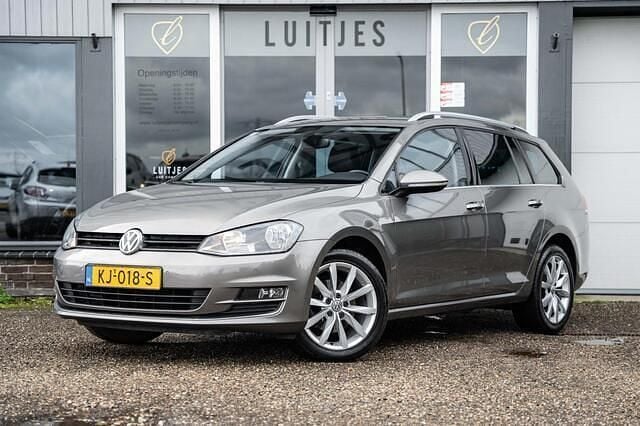 Grijs Gebruikt 2016 VW Golf VII Highline Stationwagen | € 9.500 (Goede deal) - Afbeelding 1/4
