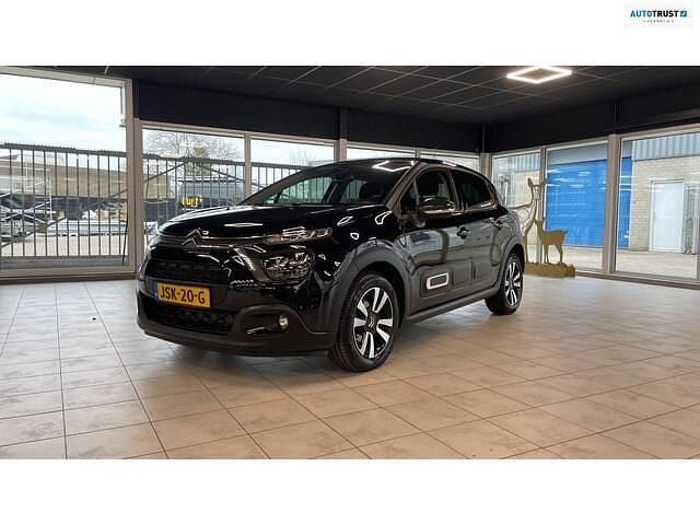 Zwart Gebruikt 2022 Citroën C3 PureTech Hatchback | € 13.950 (Goede deal) - Afbeelding 1/4