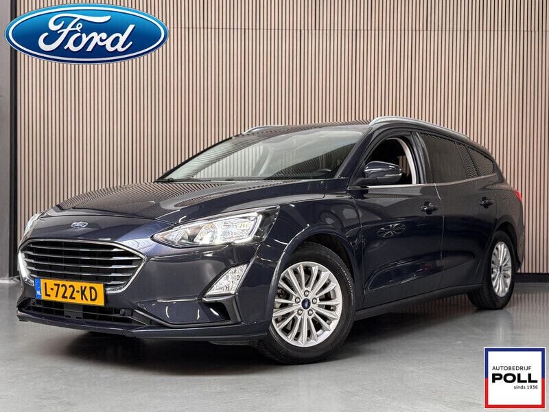 Blauw Gebruikt 2021 Ford Focus Titanium X Stationwagen | € 18.400 (Eerlijke prijs) - Afbeelding 1/4