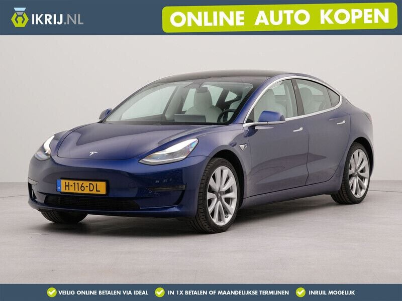 Blauw Gebruikt 2019 Tesla Model 3 Standard Range Sedan | € 18.900 (Iets duurder) - Afbeelding 1/3
