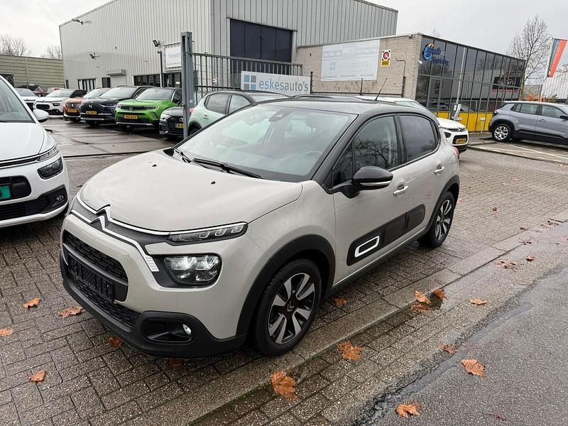 Beige Gebruikt 2021 Citroën C3 Feel Hatchback | € 11.950 (Eerlijke prijs) - Afbeelding 1/4