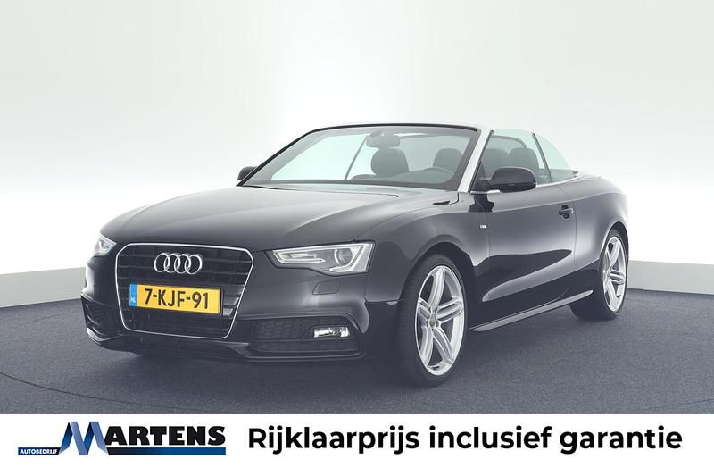 Zwart, metallic lak Gebruikt 2014 Audi A5 Cabriolet S-Line Cabriolet | € 18.944 (Eerlijke prijs) - Afbeelding 1/4