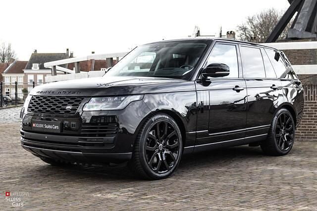 Zwart (metallic) Gebruikt 2018 Land Rover Range Rover Autobiography SUV | € 79.995 - Afbeelding 1/3