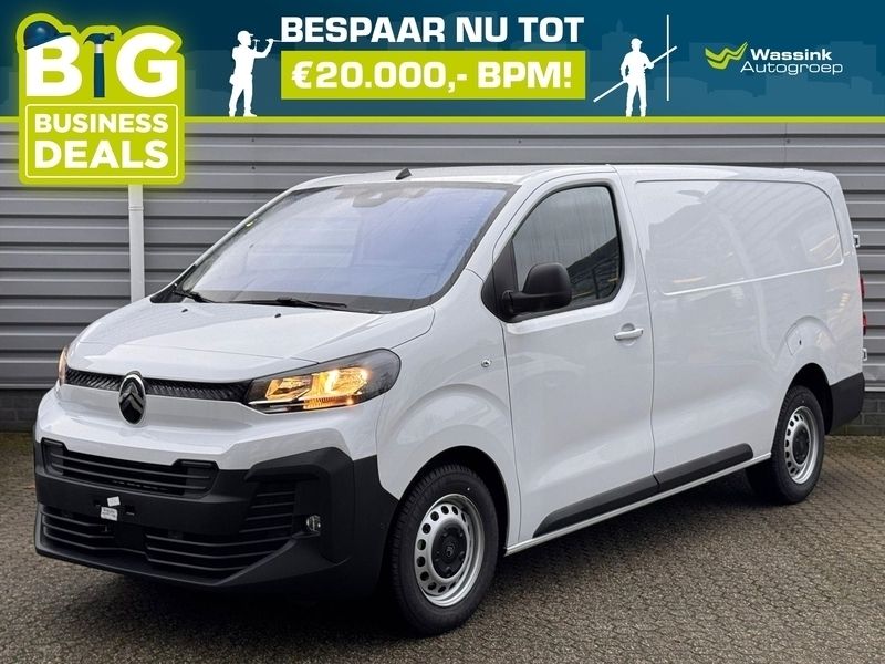 Wit Nieuw 2024 Citroën Jumpy MPV | € 33.599 (Eerlijke prijs) - Afbeelding 1/4
