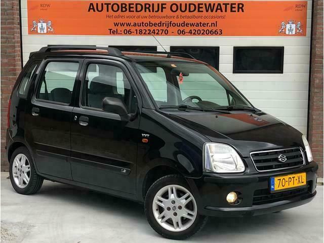 Occasion Suzuki Wagon R 94 PK (69 kW) 2004 Zwart MPV