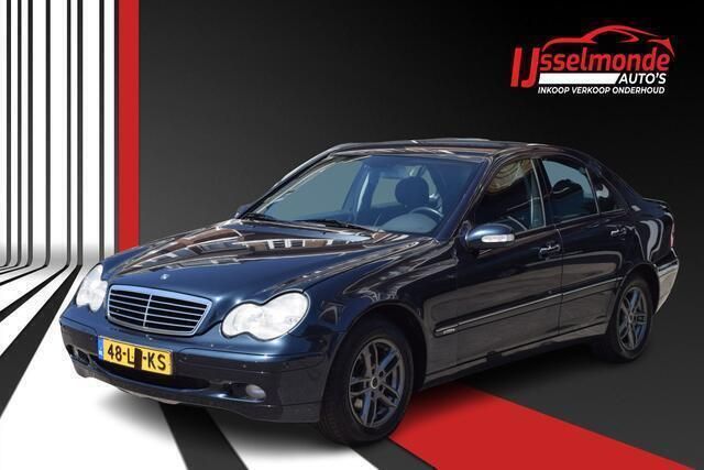 Zwart Gebruikt 2003 Mercedes C180 Elegance Sedan | € 5.440 (Duur) - Afbeelding 1/4