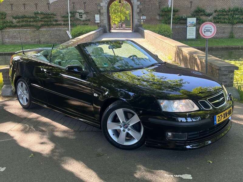 Zwart Gebruikt 2006 Saab 9-3 Cabriolet Aero Cabriolet | € 14.750 (Iets duurder) - Afbeelding 1/4