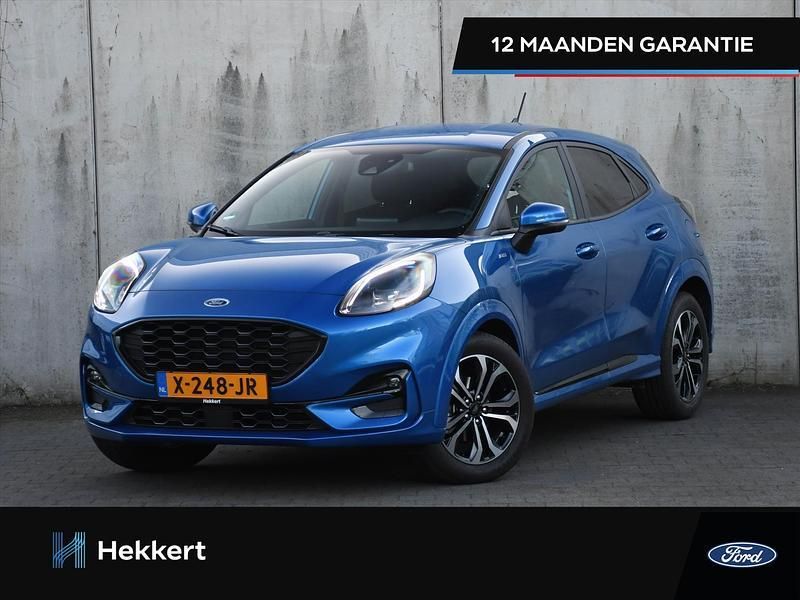 Blauw, metallic lak Gebruikt 2023 Ford Puma ST-Line Coupé | € 28.995 (Iets duurder) - Afbeelding 1/4