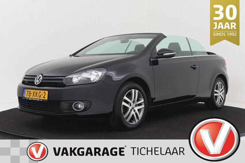 Zwart Gebruikt 2013 VW Golf Cabriolet Cabriolet | € 9.399 (Eerlijke prijs) - Afbeelding 1/4