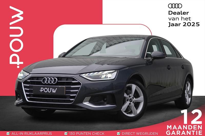 Grijs Gebruikt 2023 Audi A4 Advanced Sedan | € 34.900 (Eerlijke prijs) - Afbeelding 1/4