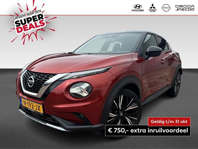 Rood Gebruikt 2020 Nissan Juke SUV | € 20.430 (Eerlijke prijs) - Afbeelding 1/4