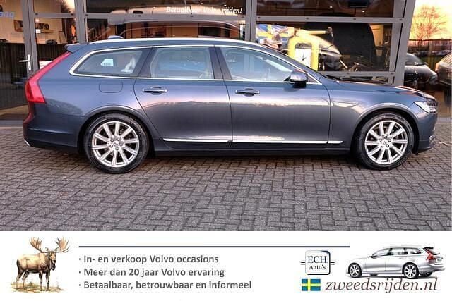 Occasion Volvo V90 Inscription 191 PK (140 kW) 2018 Blauw Stationwagen